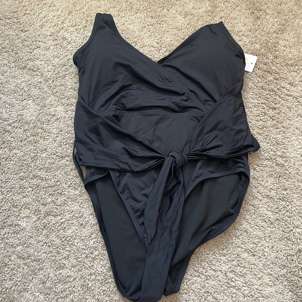 V neck one piece